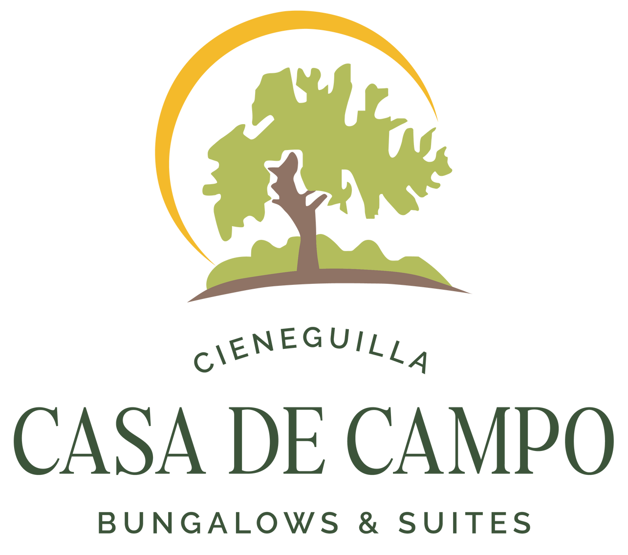 Sunset Villas Costa Rica logo in black script with a line beneath the words and the country name.