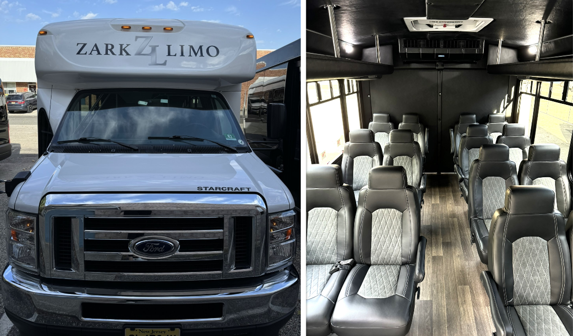 Ford E-350 Shuttle Bus — Westville, NJ — Zark Limo