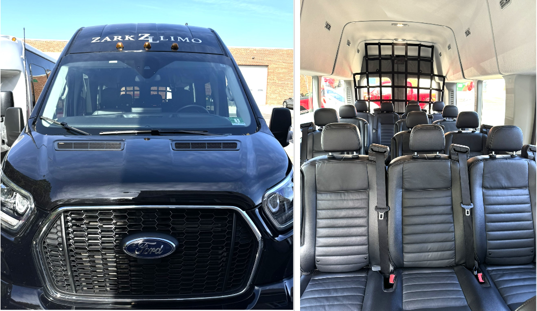 Ford E-450 Party Bus, Black — Westville, NJ — Zark Limo