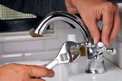 Repairing a Faucet — Keller, TX — Hunt ER Plumbing LLC Repairing a Faucet — Keller, TX — Hunt ER Plumbing LLC