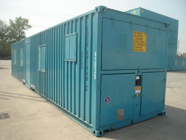 blue storage container