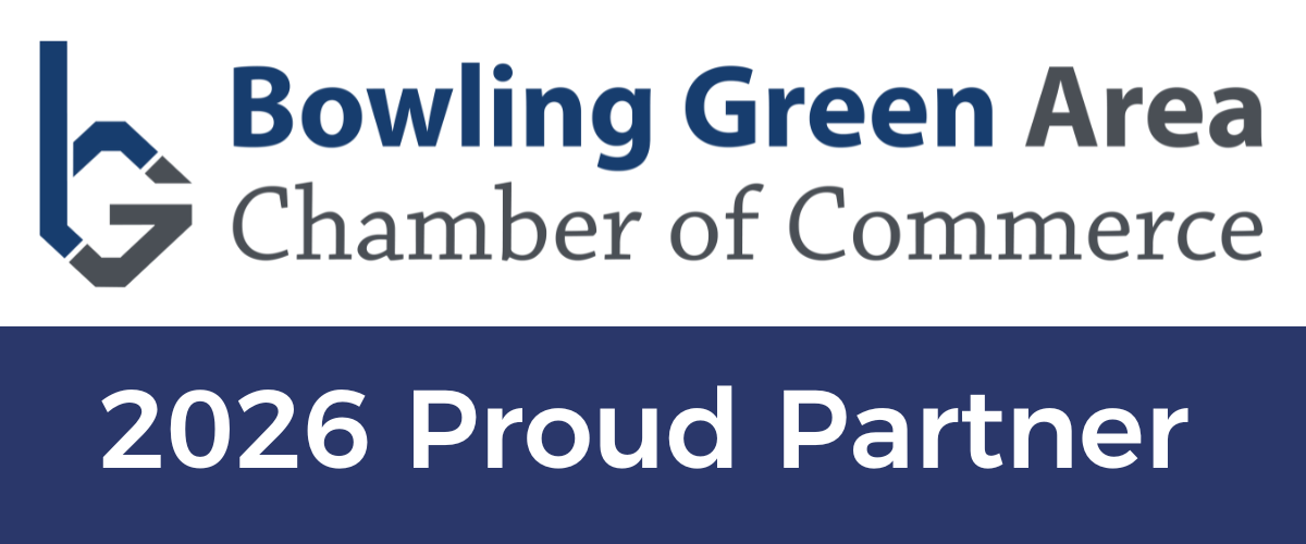 Funeral Directors Association of Kentucky logo with green mountains and blue text