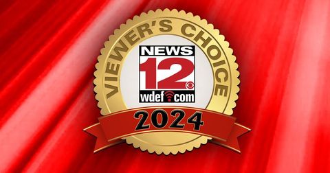 NEWS 12 Viewer’s Choice 2024 badge on a red background