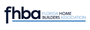 Logo for the Florida Home Builders Association, with