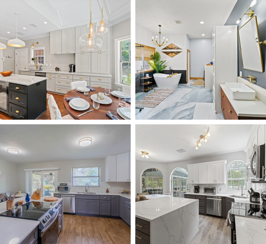 Remodeled Interior of the House
