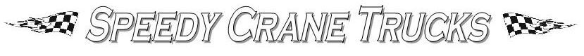 Speedy Crane Trucks Logo Speedy Crane Trucks Logo