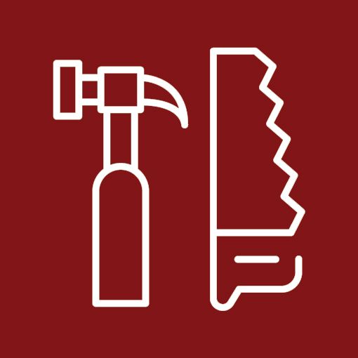 Hammer and Saw Icon – Warsaw, Mo – Golden Rule Company Hammer and Saw Icon – Warsaw, Mo – Golden Rule Company