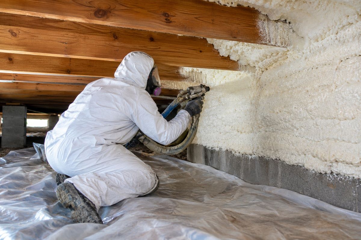 Crawl space insulation in Waco TX