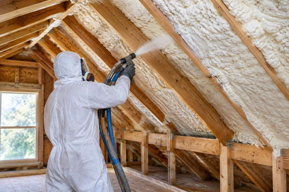 Attic spray foam insulation project in Killeen TX
