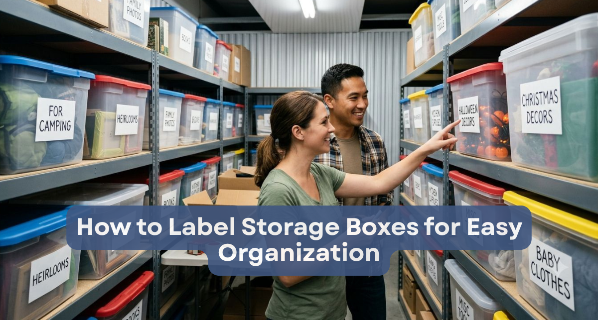 How to Label Storage Boxes for Easy Organization