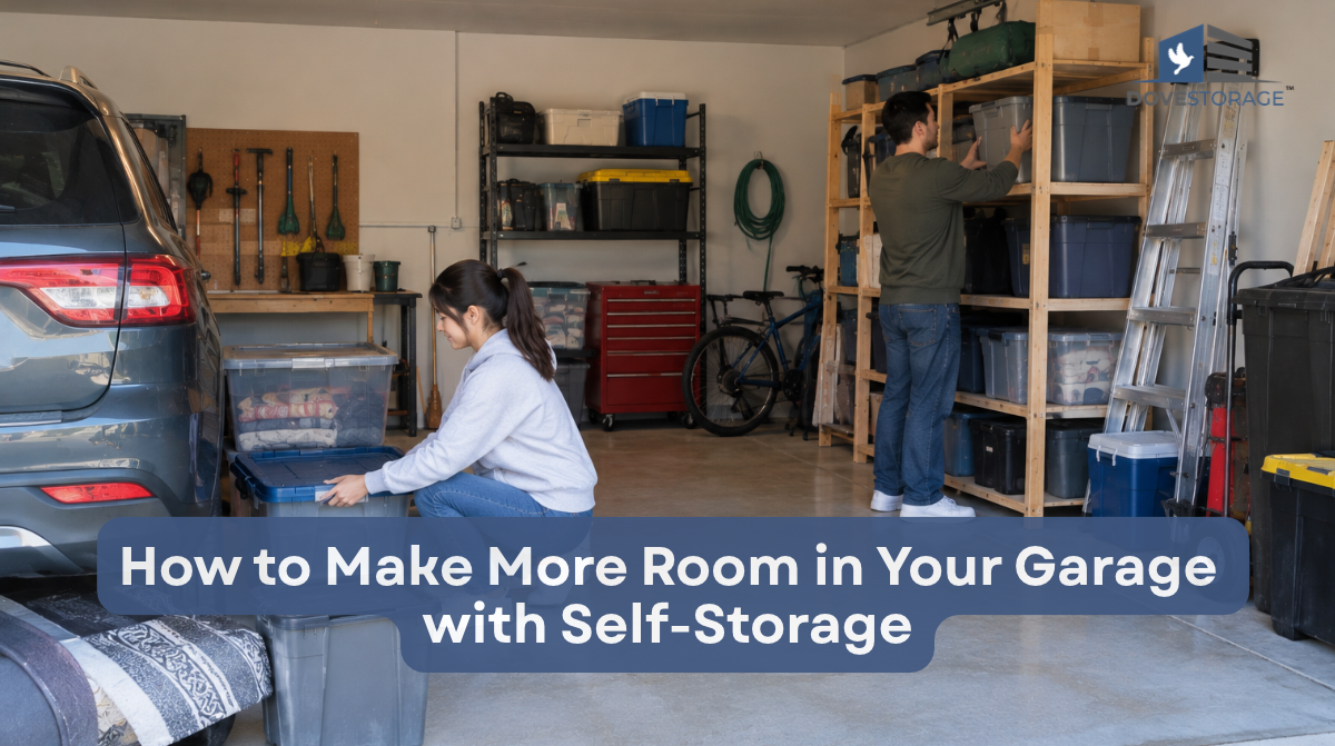 How to Make More Room in Your Garage with Self-Storage