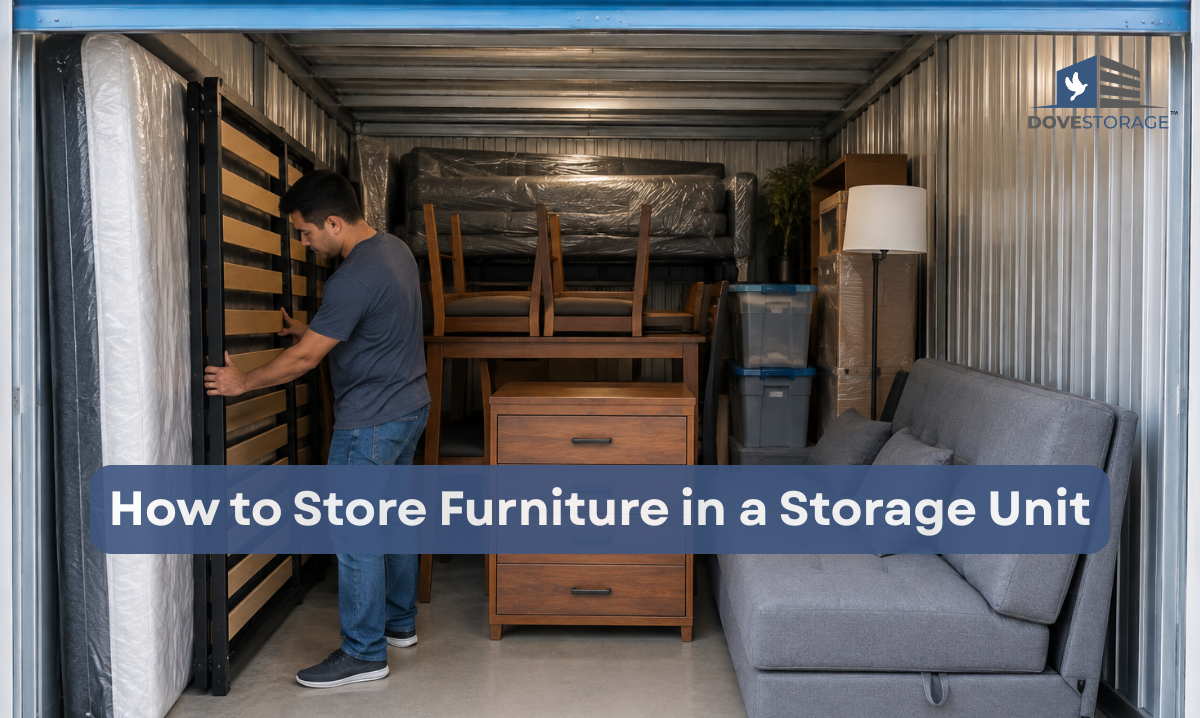 How to Store Furniture in a Storage Unit