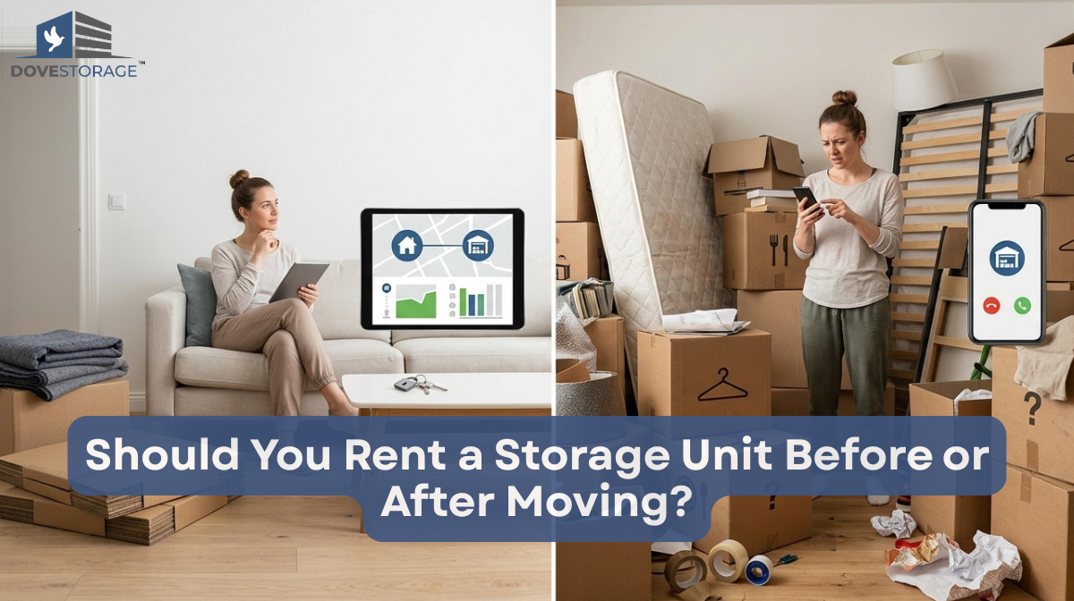 Should You Rent a Storage Unit Before or After Moving?