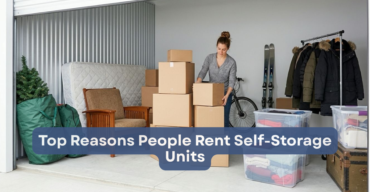 Top Reasons People Rent Self-Storage Units