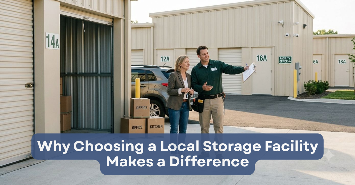 Why choosing a local storage facility makes a difference
