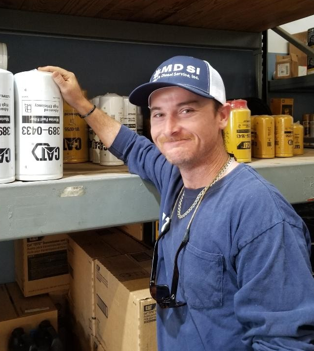 Craig Nesvik staff member of Miley's Diesel Service