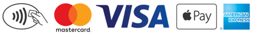 Mastercard and Visa payment options