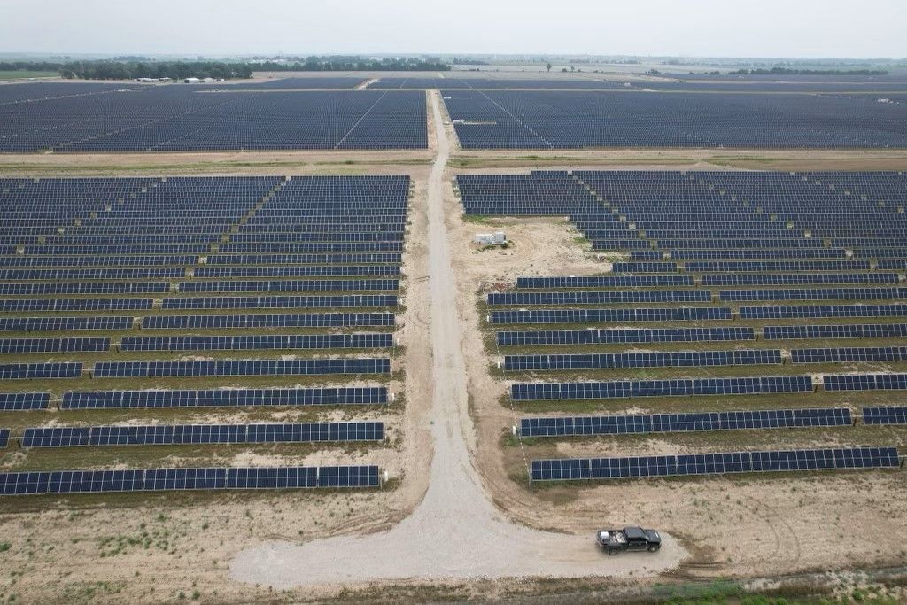 installation of solar energy panels project crooked lakes