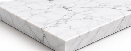 White Marble Slab With Gray Veining On A White Background — City Cabinetmakers in Mackay, QLD