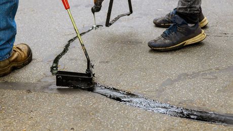 Crack Sealing — Calabasas, CA — S & S Paving