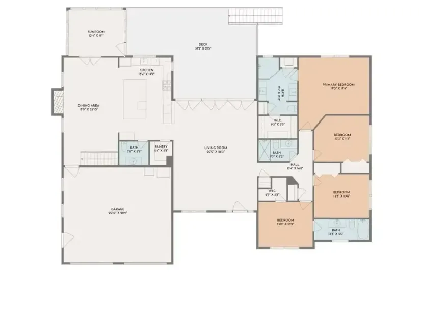 Main Level Floorplan