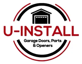 U-Install Garage Doors Logo