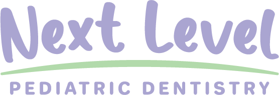 Top-rated pediatric dentist in Tarrytown, NY 10591 for children’s dental care. The logo for next level pediatric dentistry is purple and green. Top-rated children's dentist in Tarrytown, NY