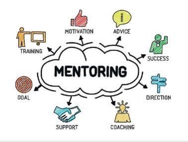 A diagram showing the different types of mentoring.