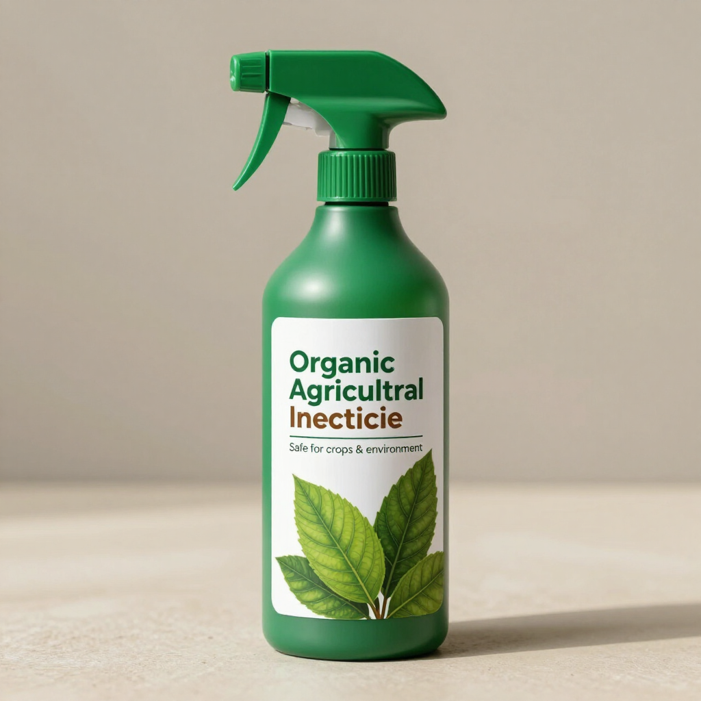 Botella de aerosol verde con la etiqueta 