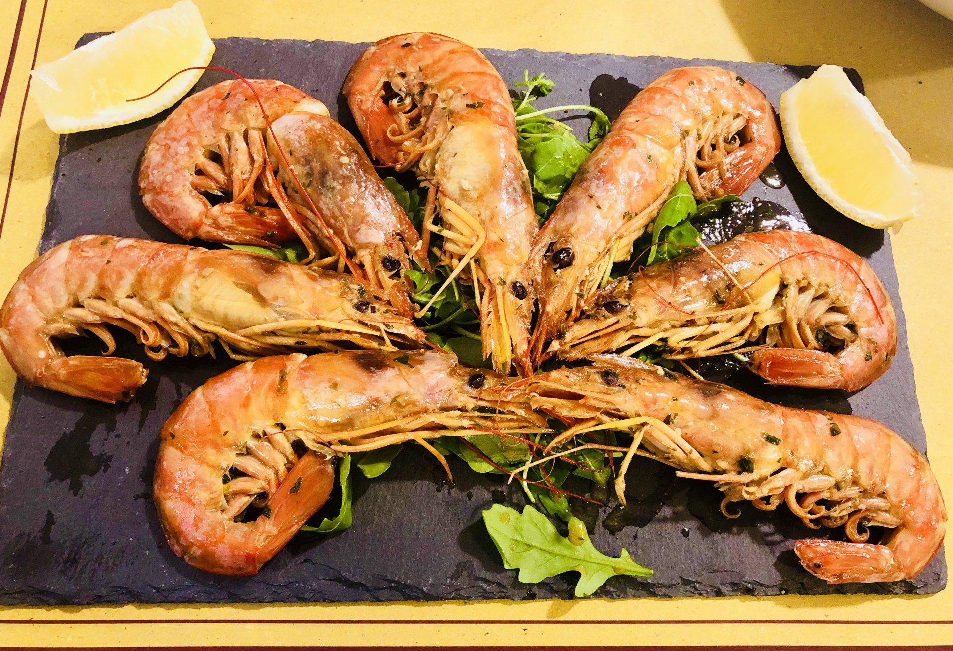 Gamberoni alla griglia