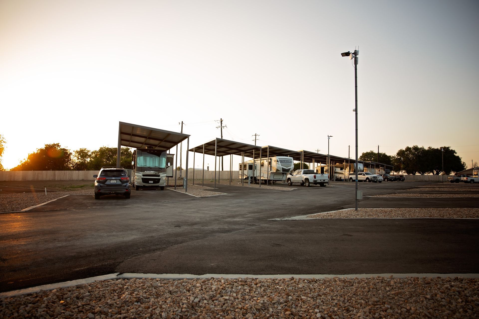 Modern clubhouse at Riata luxury RV park in Weatherford Texas