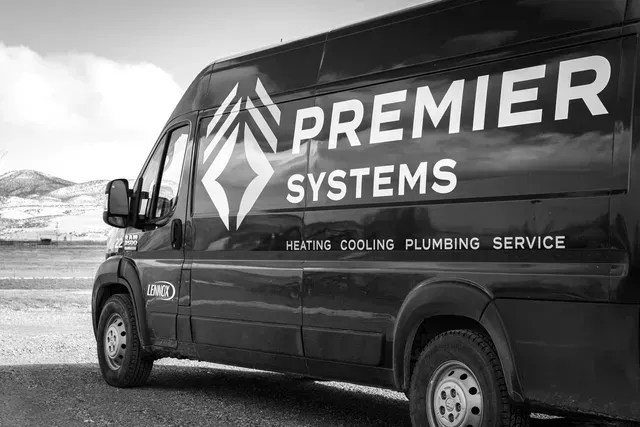 Black van with