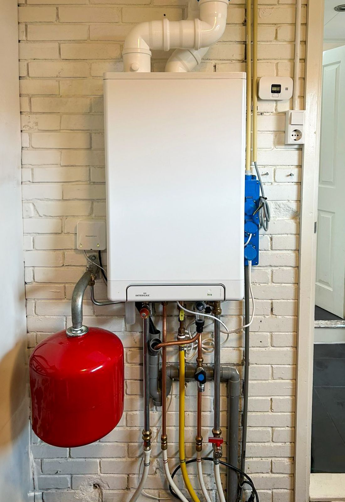 Nieuwe ketel installatie