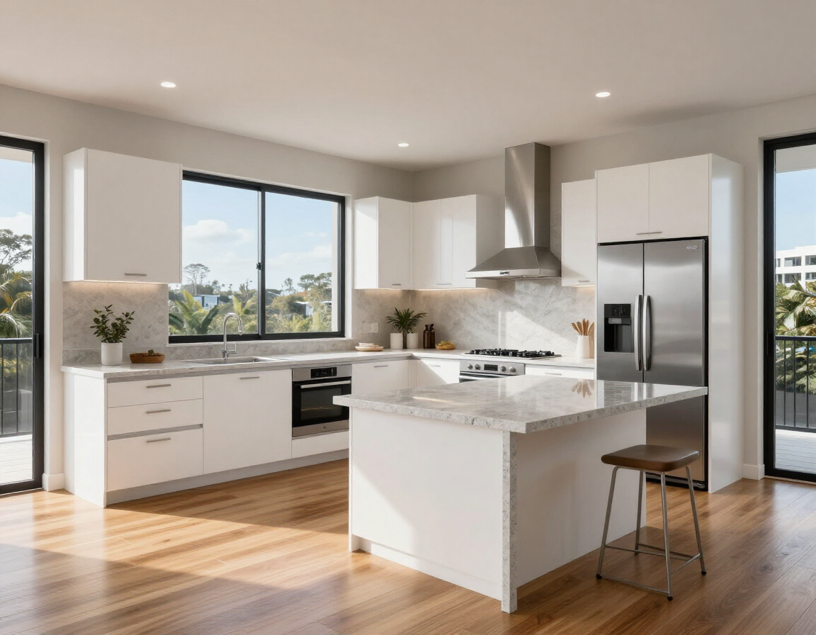 Residential development kitchen fit-out Brisbane