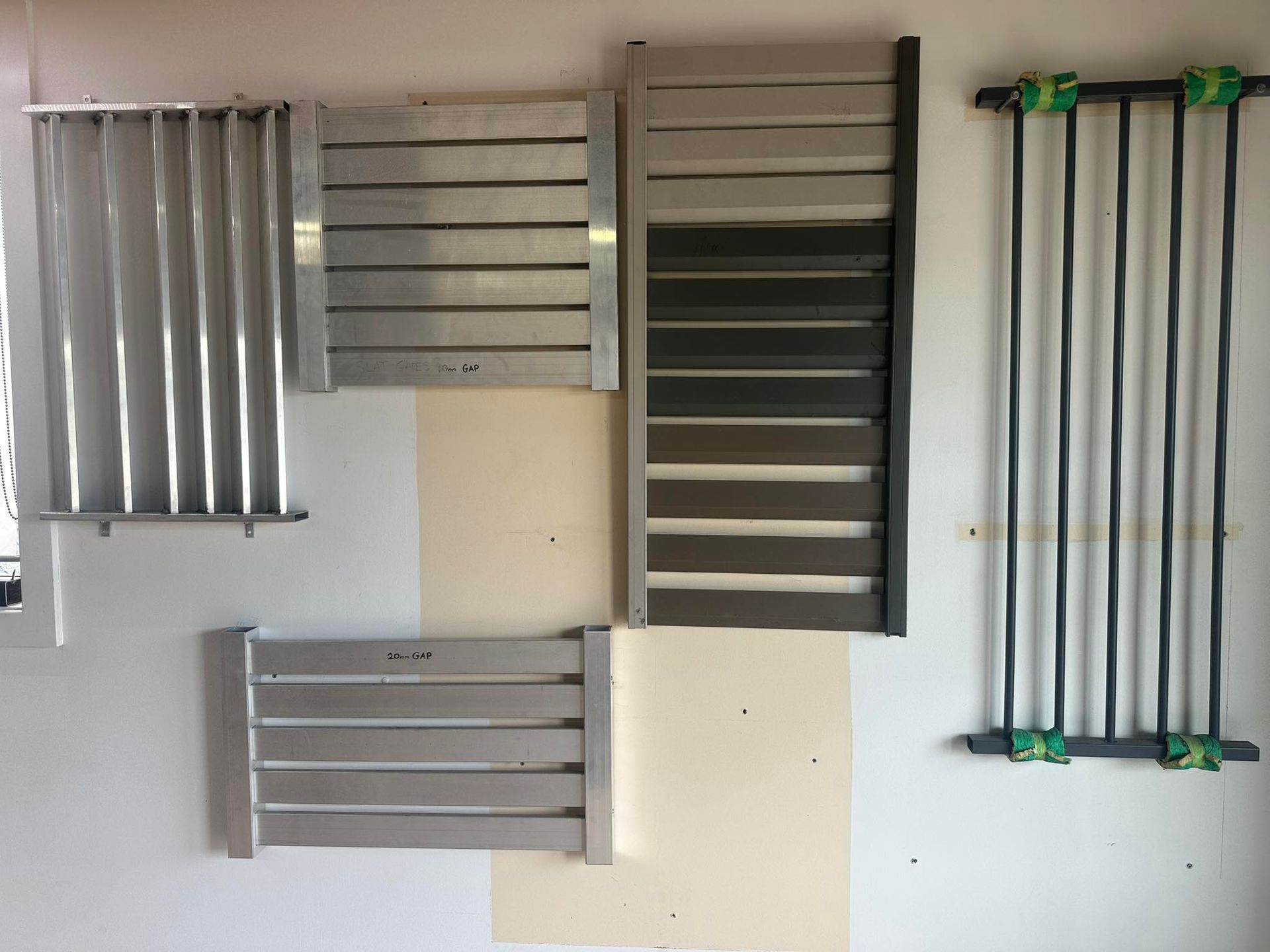 Various Metal and Plastic Wall-mounted Grates — Metal Fencing Supplies In Taree, NSW