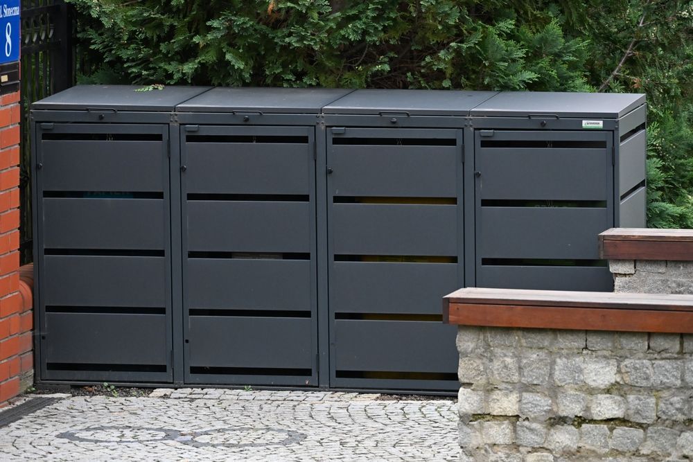 Black Metal Enclosures — Metal Fencing Supplies In Taree, NSW