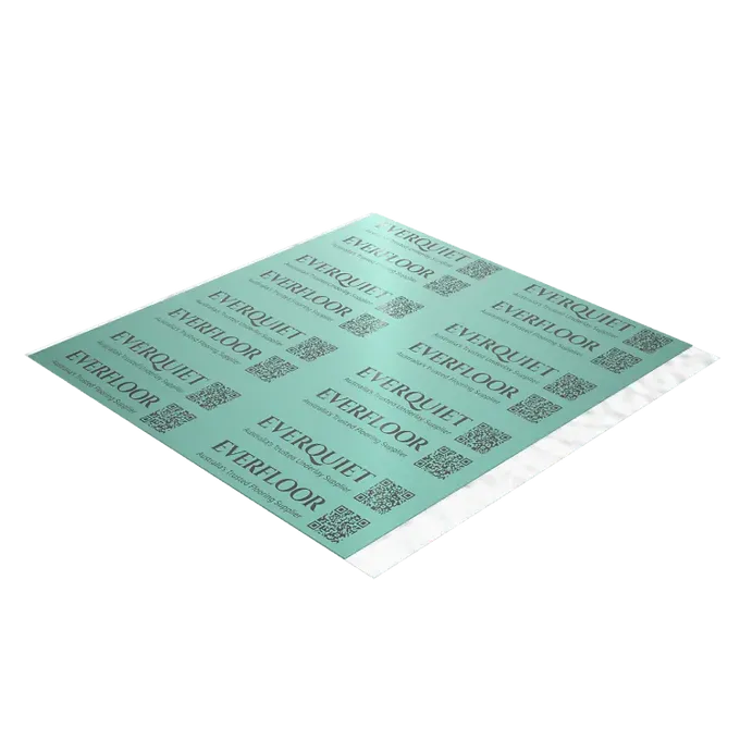 RolL of Green Everfloor Underlayment With Printed Text — BLB Flooring Solutions in Central Coast, NSW