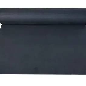 A Rolled-up, Black Yoga Mat Unfurled on a Flat Surface — BLB Flooring Solutions in Central Coast, NSW