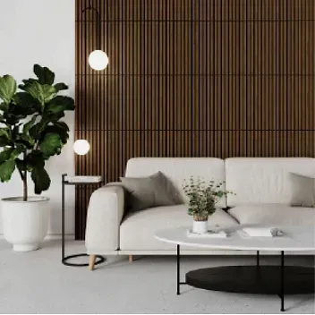 Living Room With a White Sofa — BLB Flooring Solutions in Central Coast, NSW