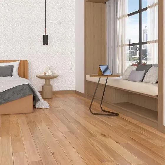 Light-Colored Hardwood Flooring, Showing Vertical Planks — BLB Flooring Solutions in Central Coast, NSW