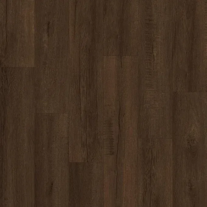Dark Brown Wood-look Flooring With Vertical Planks, Showing Grain and Knots — BLB Flooring Solutions in Central Coast, NSW
