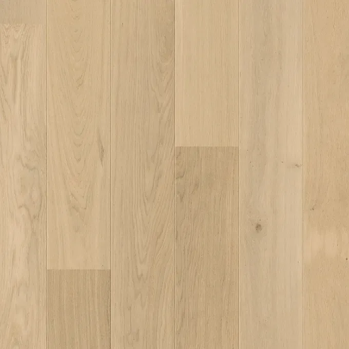 Light Beige Hardwood Flooring. Vertical Planks With Wood Grain Visible — BLB Flooring Solutions in Central Coast, NSW