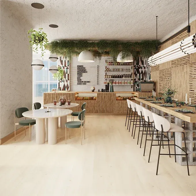 Light Cream-colored Wooden Flooring With Visible Wood Grain — BLB Flooring Solutions in Central Coast, NSW