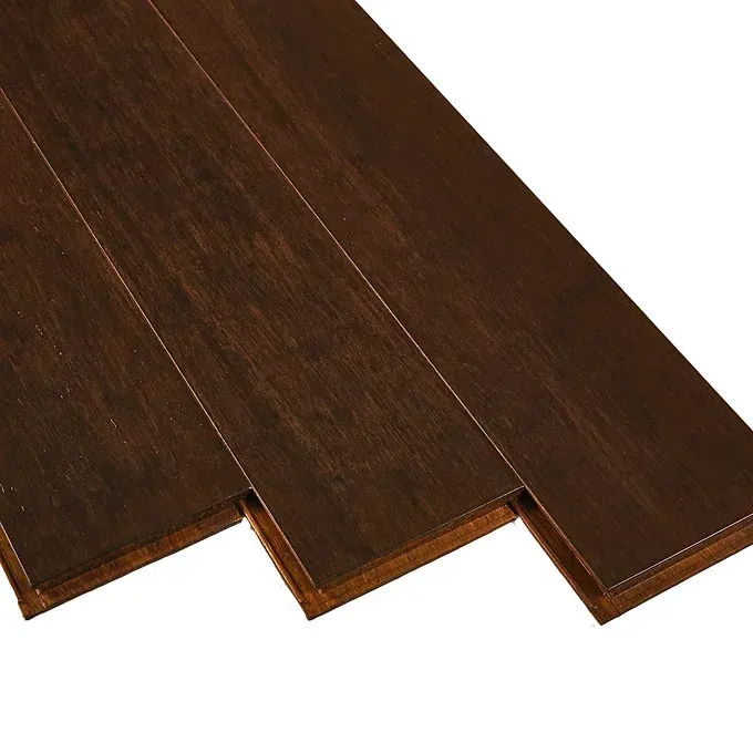 Dark Brown Hardwood Flooring With Vertical Wood Grain — BLB Flooring Solutions in Central Coast, NSW