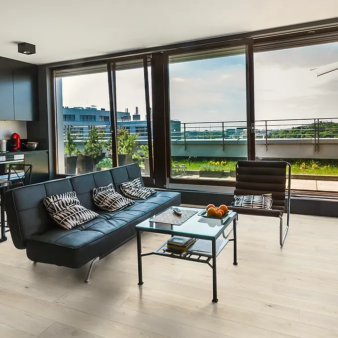 Light Beige Hardwood Floor With Wood Grain Texture — BLB Flooring Solutions in Central Coast, NSW
