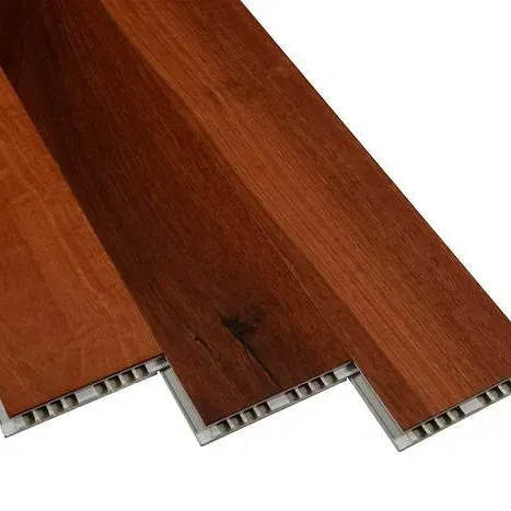 Wooden Floor With Red and Brown Tones, Showing Wood Grain Patterns — BLB Flooring Solutions in Central Coast, NSW