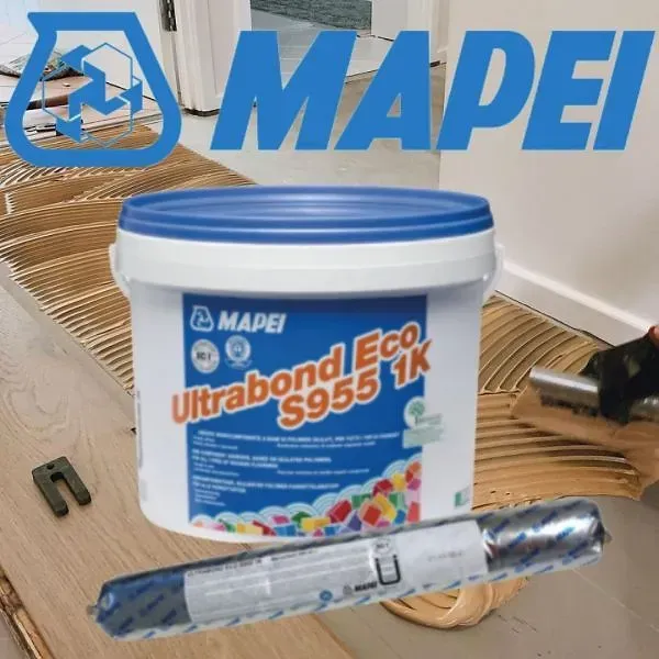 White Bucket of Mapei Ultrabond Eco S955 1k Wood Floor Adhesive — BLB Flooring Solutions in Central Coast, NSW
