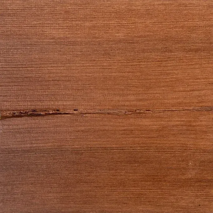 Close-Up of Reddish-brown Wood Grain With a Horizontal Crack — BLB Flooring Solutions in Central Coast, NSW