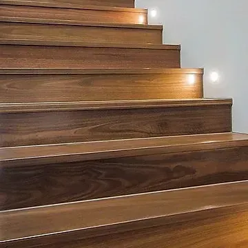 Close-Up of Hardwood Flooring; Warm Brown Color With Wood Grain Patterns — BLB Flooring Solutions in Central Coast, NSW