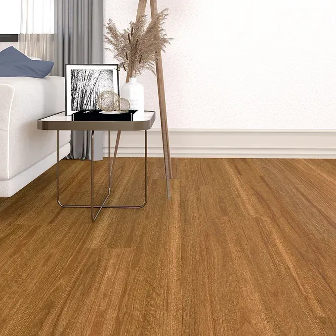 Wooden Floorboards With a Warm Brown Color and Vertical Grain Pattern — BLB Flooring Solutions in Central Coast, NSW